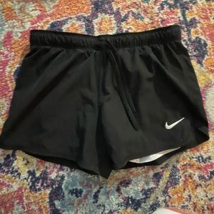 Nike athletic shorts, with spandex lining